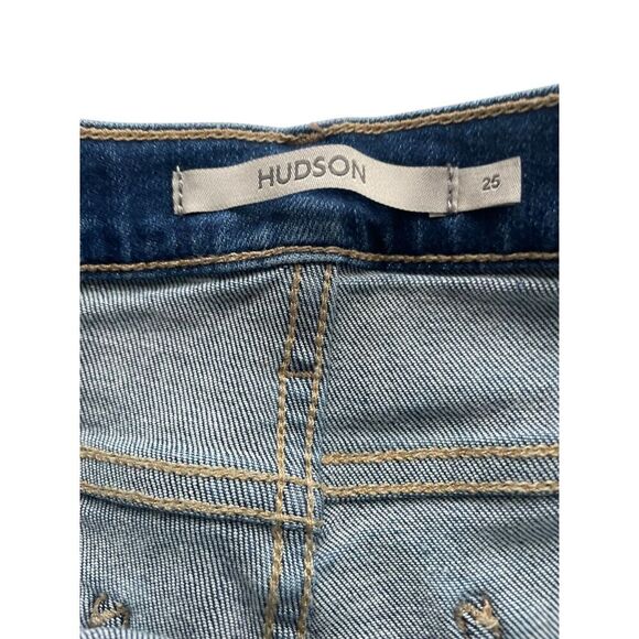 Hudson Estilo Cargo Wide Leg Denim Jeans - Picture 5 of 13